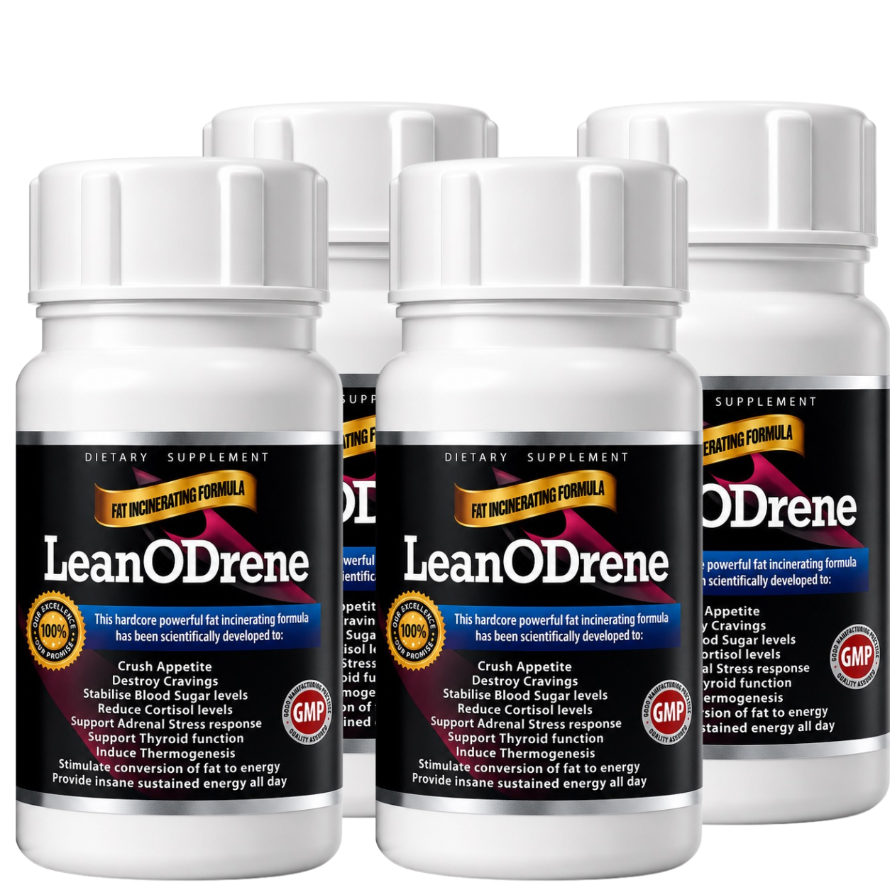 LeanODrene Fat Incinerating Formula 4 Pack